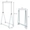 Extendable Foldable Heavy Duty Clothing Rack with Hanging Rod